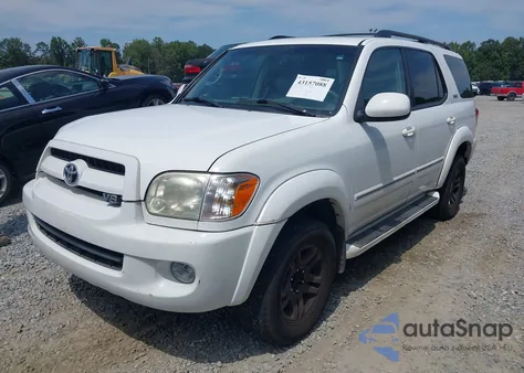 2007 Toyota Sequoia Sr5 V8 из США, поврежденный, VIN 5TDZT34A67S298936